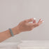 Bracelet à maillons suprême Kismet | Argent | Sarcelle